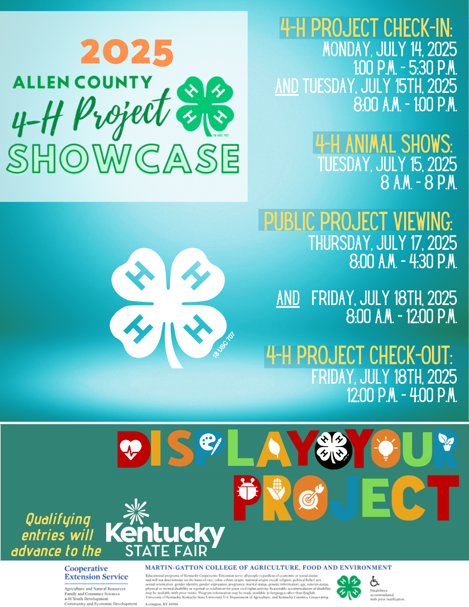 Cover page of showcase fair book